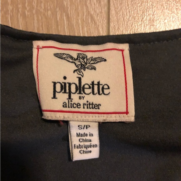 Urban Outfitters Piplette by Alice Ritter Dark Grey Star Print Dress - Picture 4 of 11